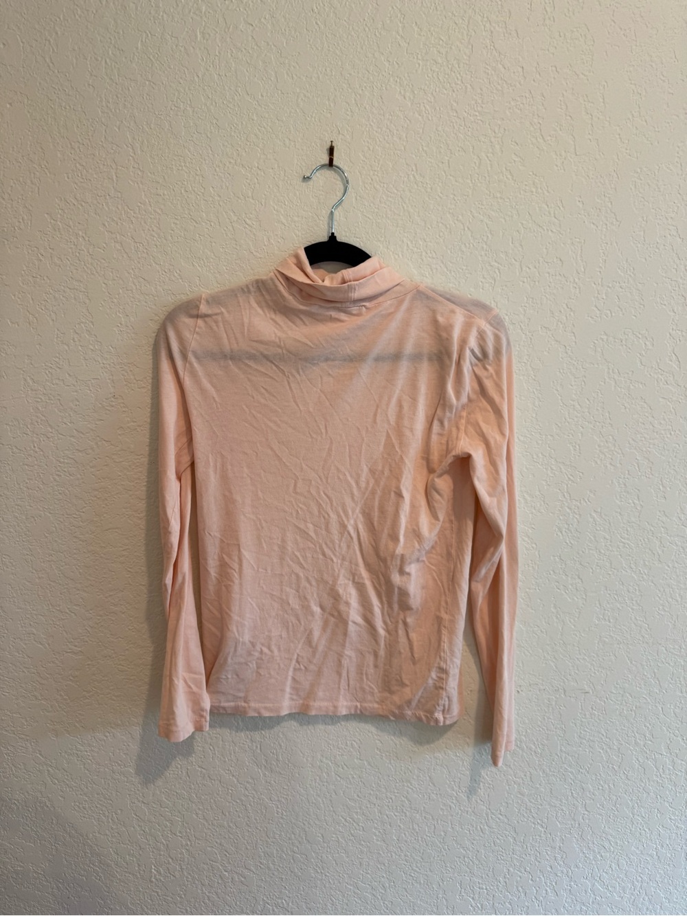 J crew 100% cotton light pink turtleneck